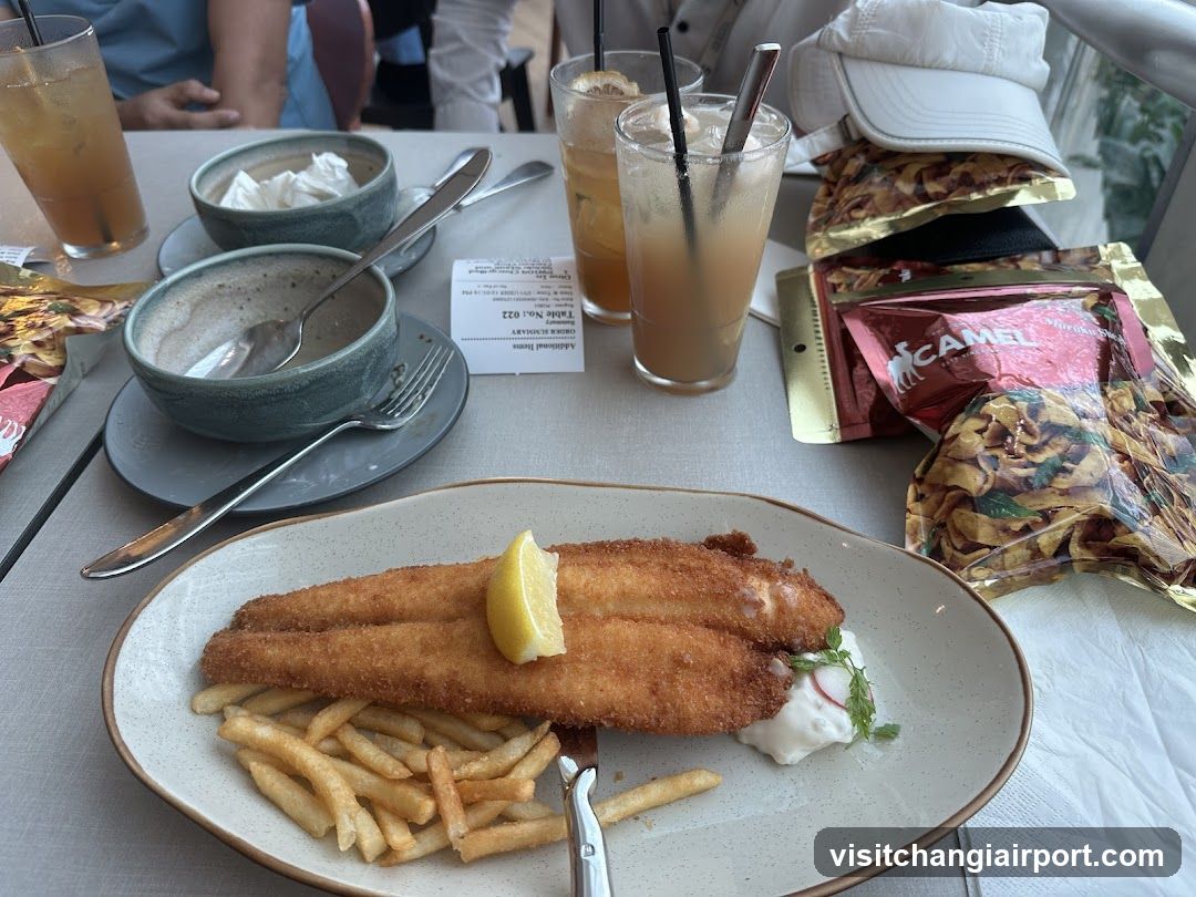 Fish and Chips Meal with Snacks