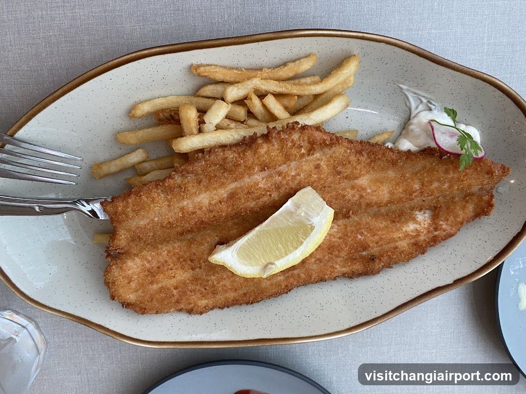Fish and Chips with Lemon