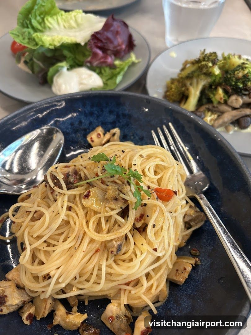 Spaghetti with Chicken and Broccoli