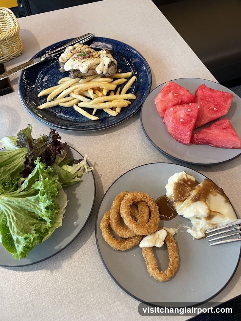Food Spread on Table