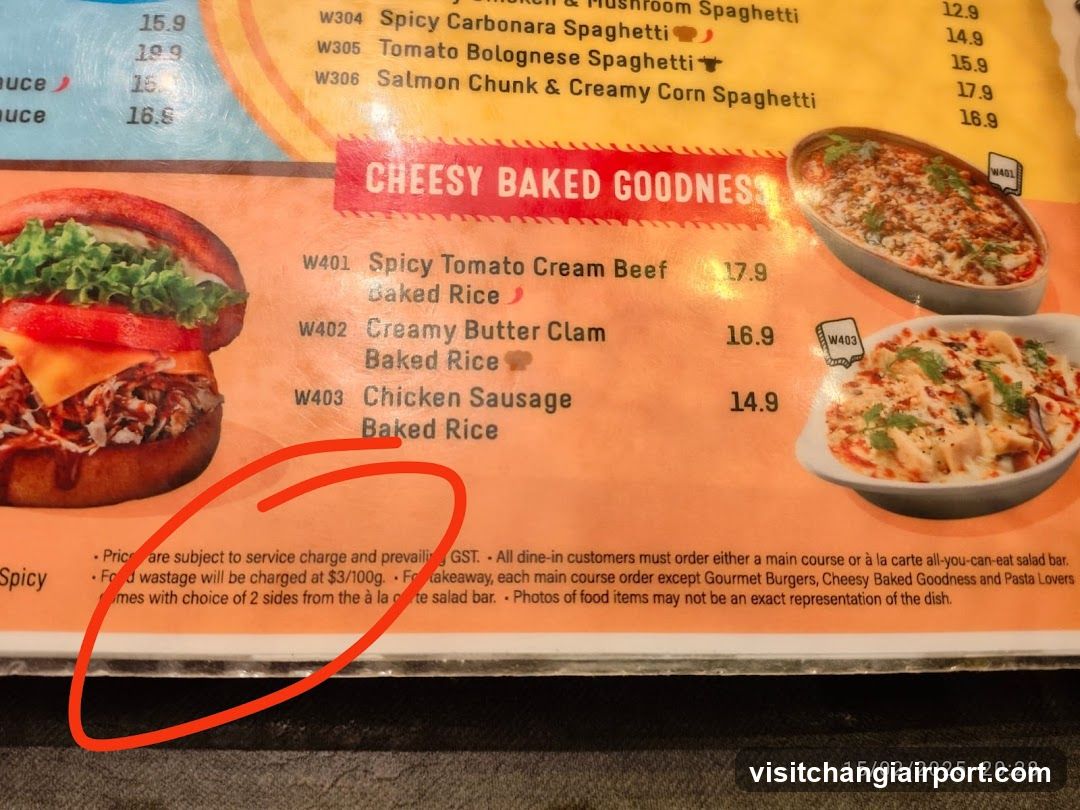 Cheesy Baked Goodness Menu Section