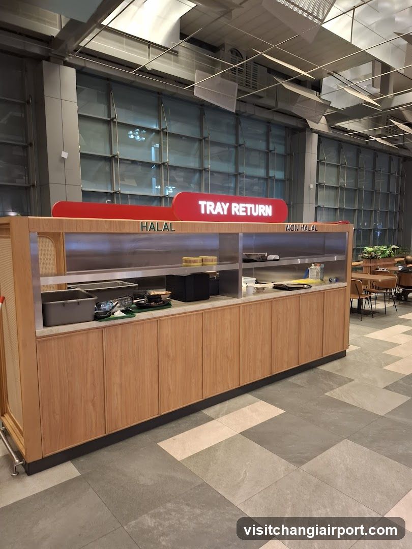 Tray Return Counter