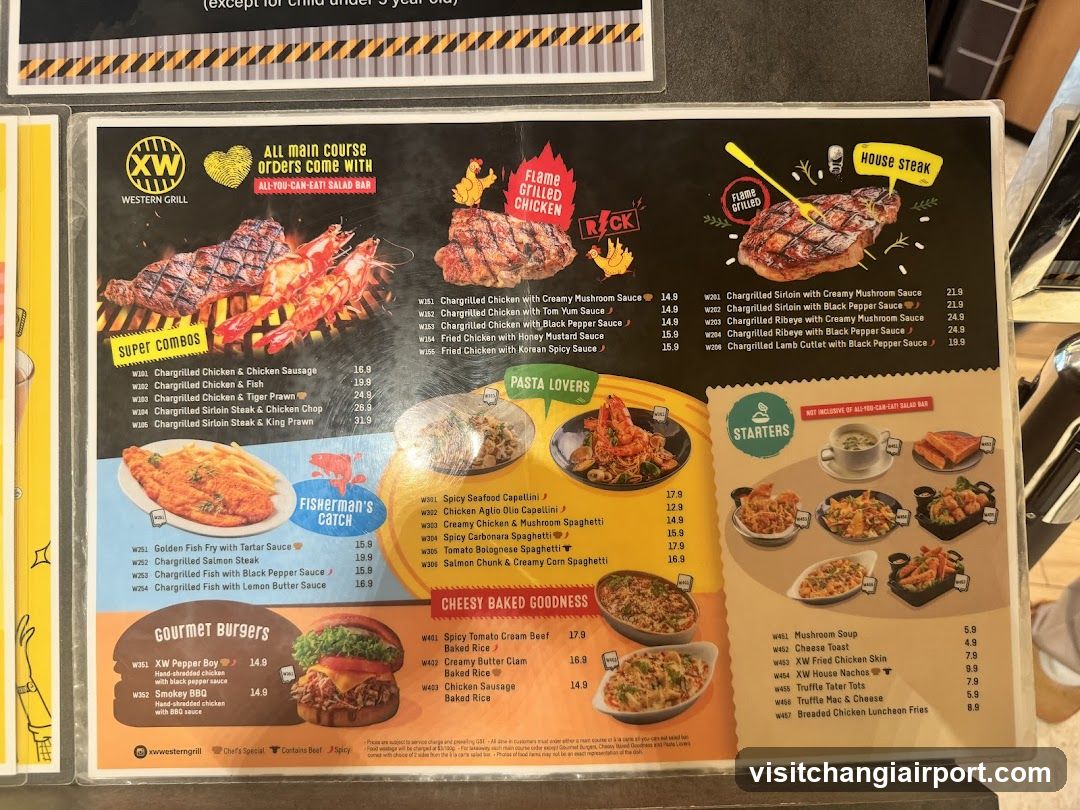 Western Grill Menu