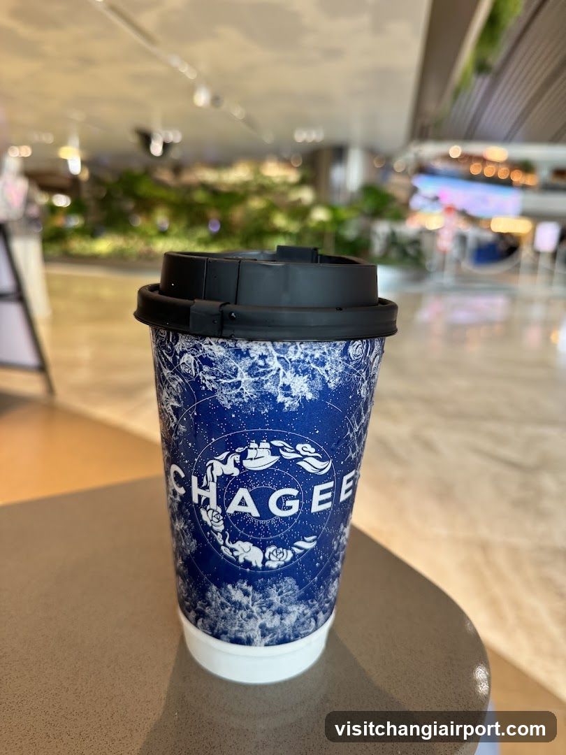 Chagee Cup in Public Space
