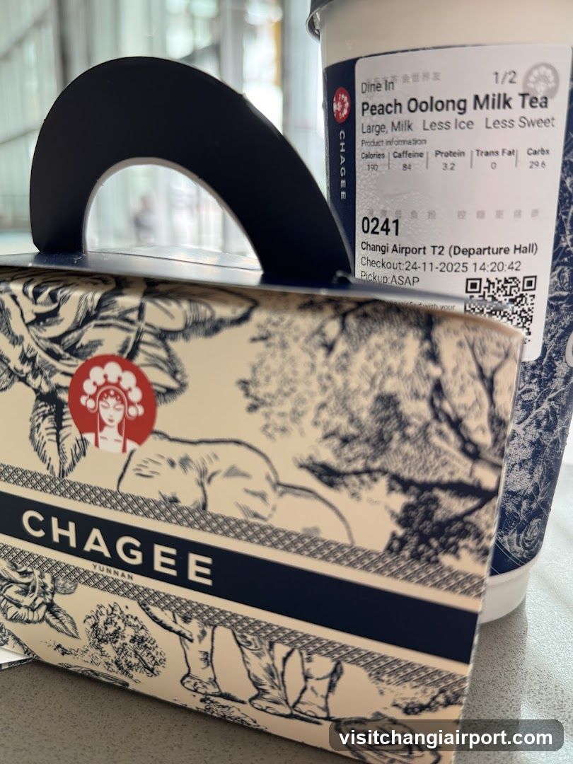 Chagee Takeout Box and Cup
