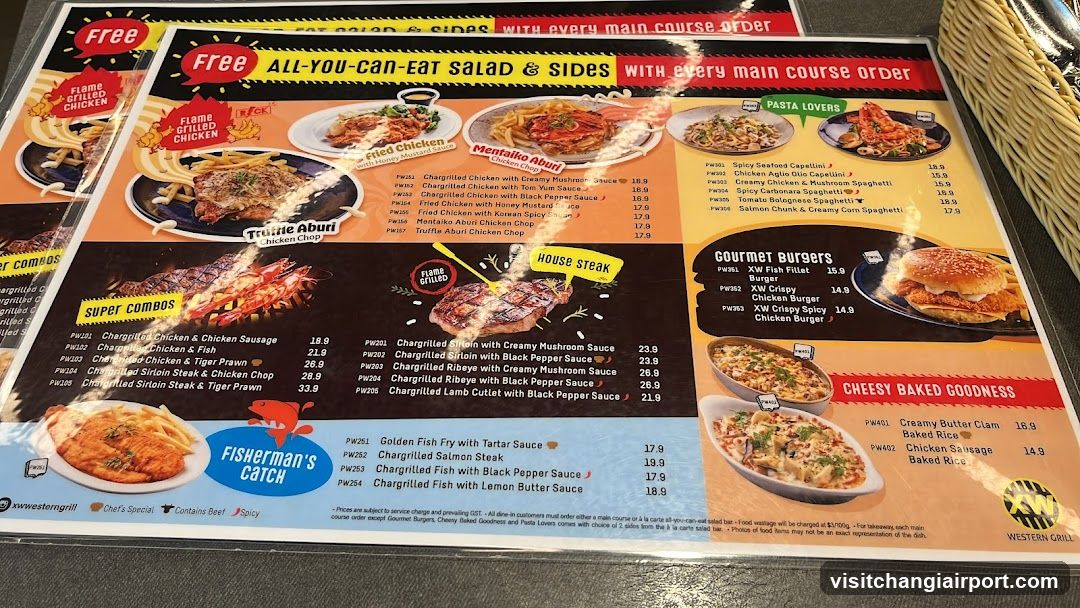 Fisherman's Catch Menu