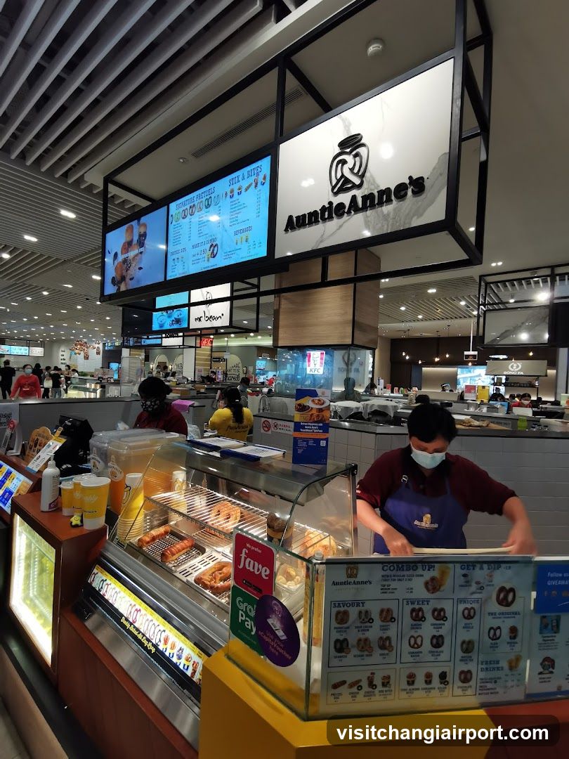 Auntie Anne's Food Stall Interior