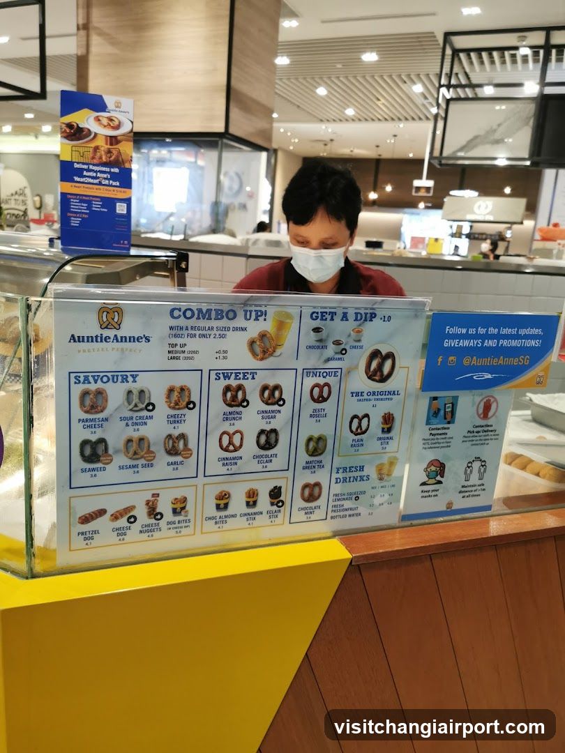 Auntie Anne's Pretzel Shop Interior