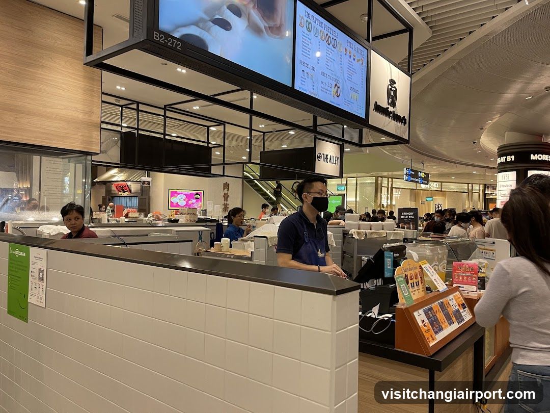 Food Court Interior Scene