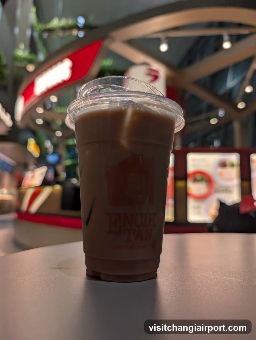 Iced Latte at Encik Tan