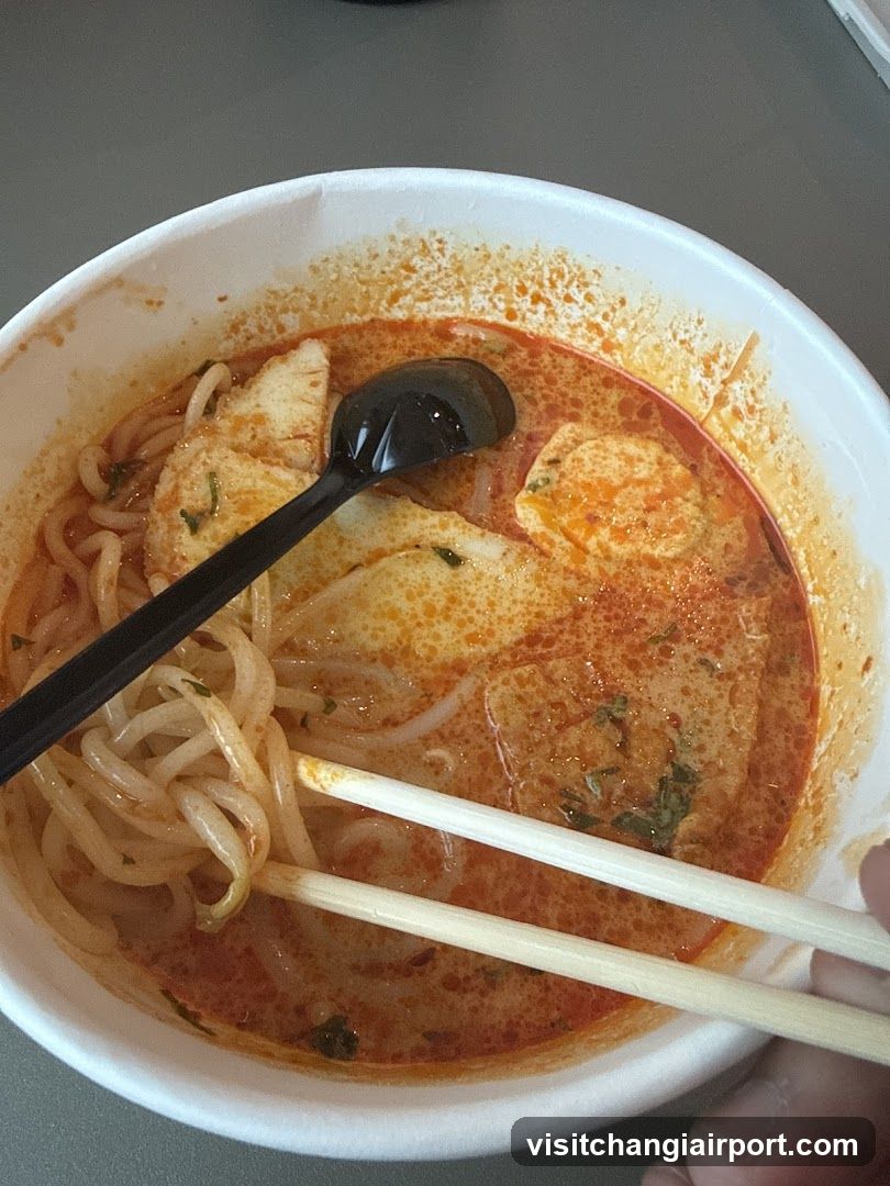 Spicy Noodle Bowl with Egg and Tofu