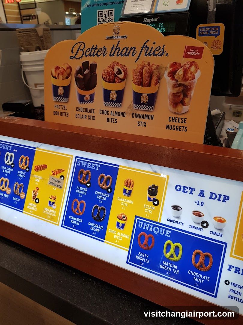Auntie Anne's Snack Display