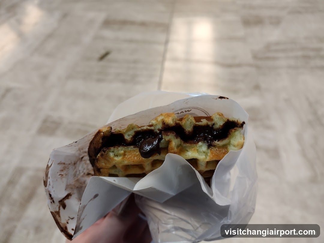 Waffle Sandwich with Chocolate Filling