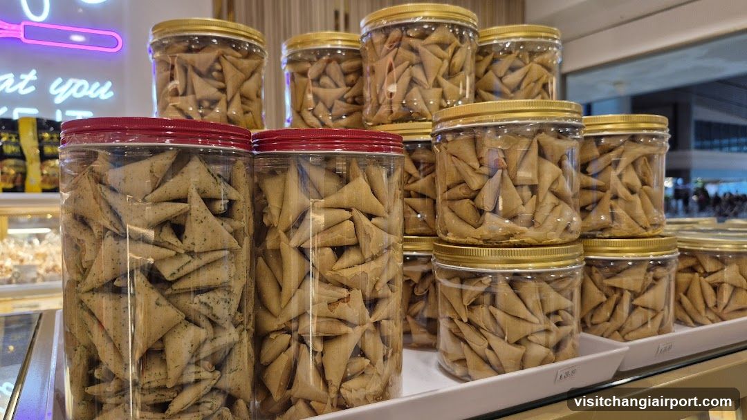 Jars of Samosas on Display