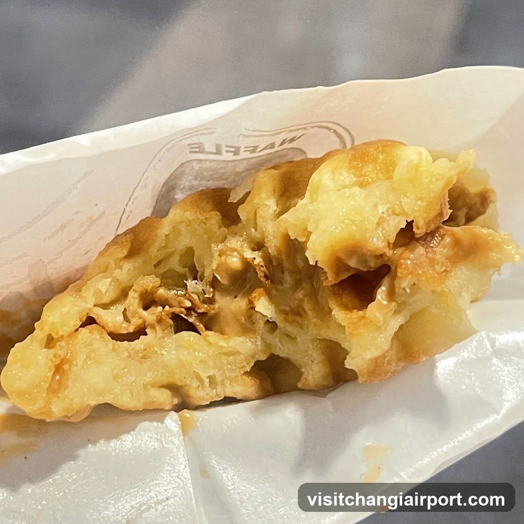 Waffle in Paper Wrapper