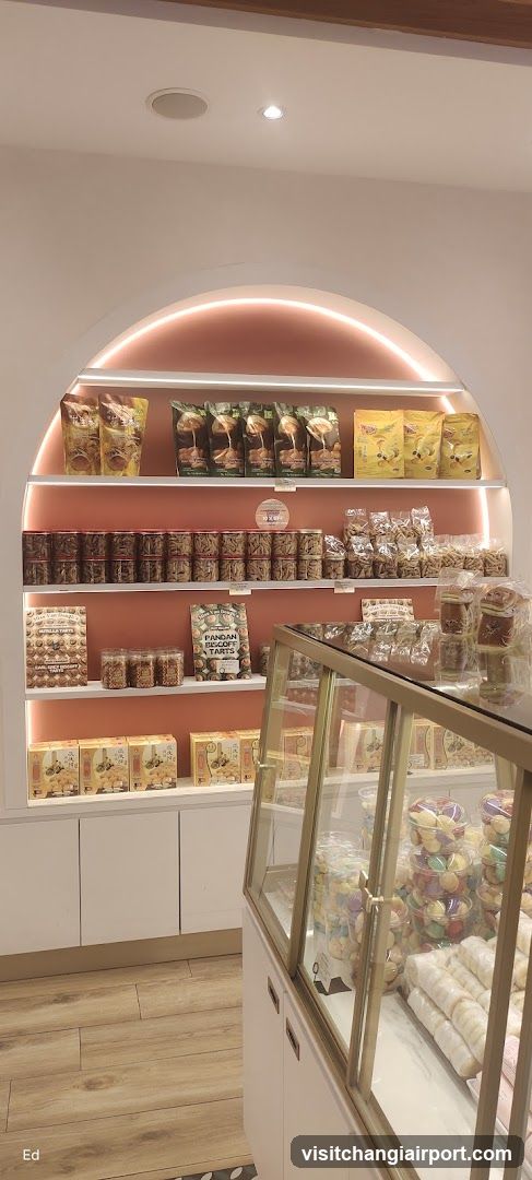 Interior of a confectionery shop
