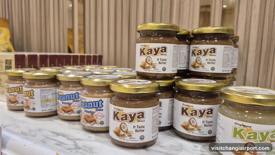 Jars of Kaya and Peanut Butter Spread