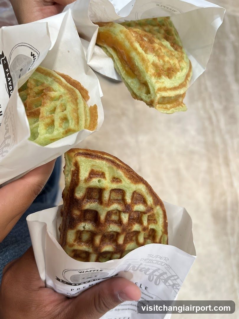Waffle Sandwiches in Paper Wrappers