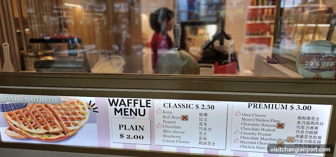 Waffle Menu Display