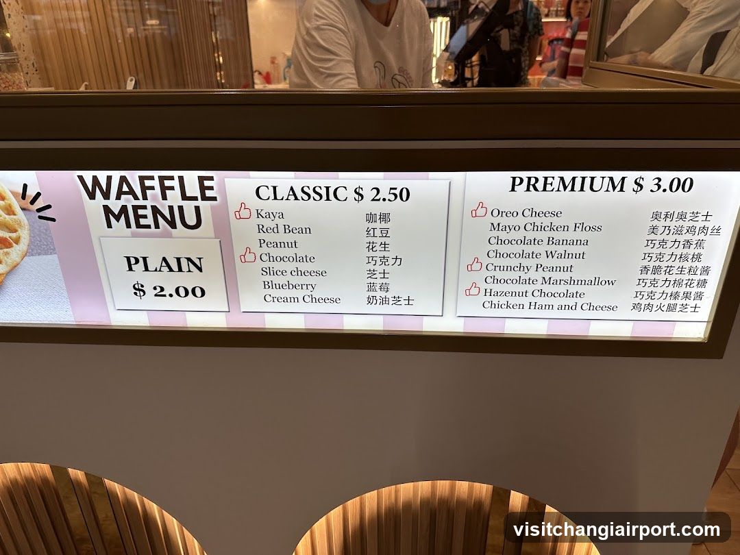 Waffle Menu Board