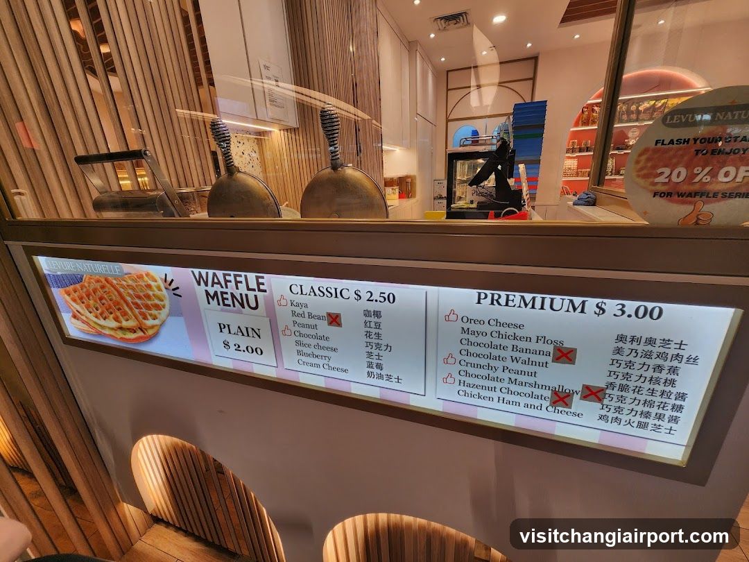 Waffle Menu Display