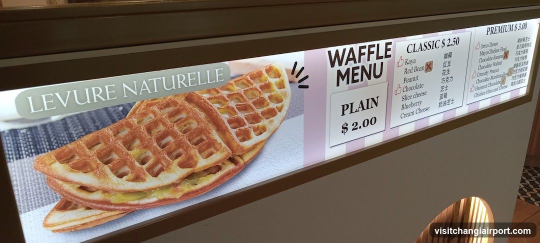 Waffle Menu Signage