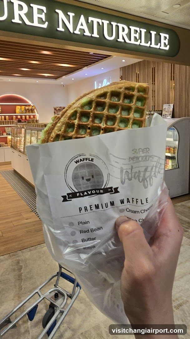 Waffle Shop Interior with Premium Waffle