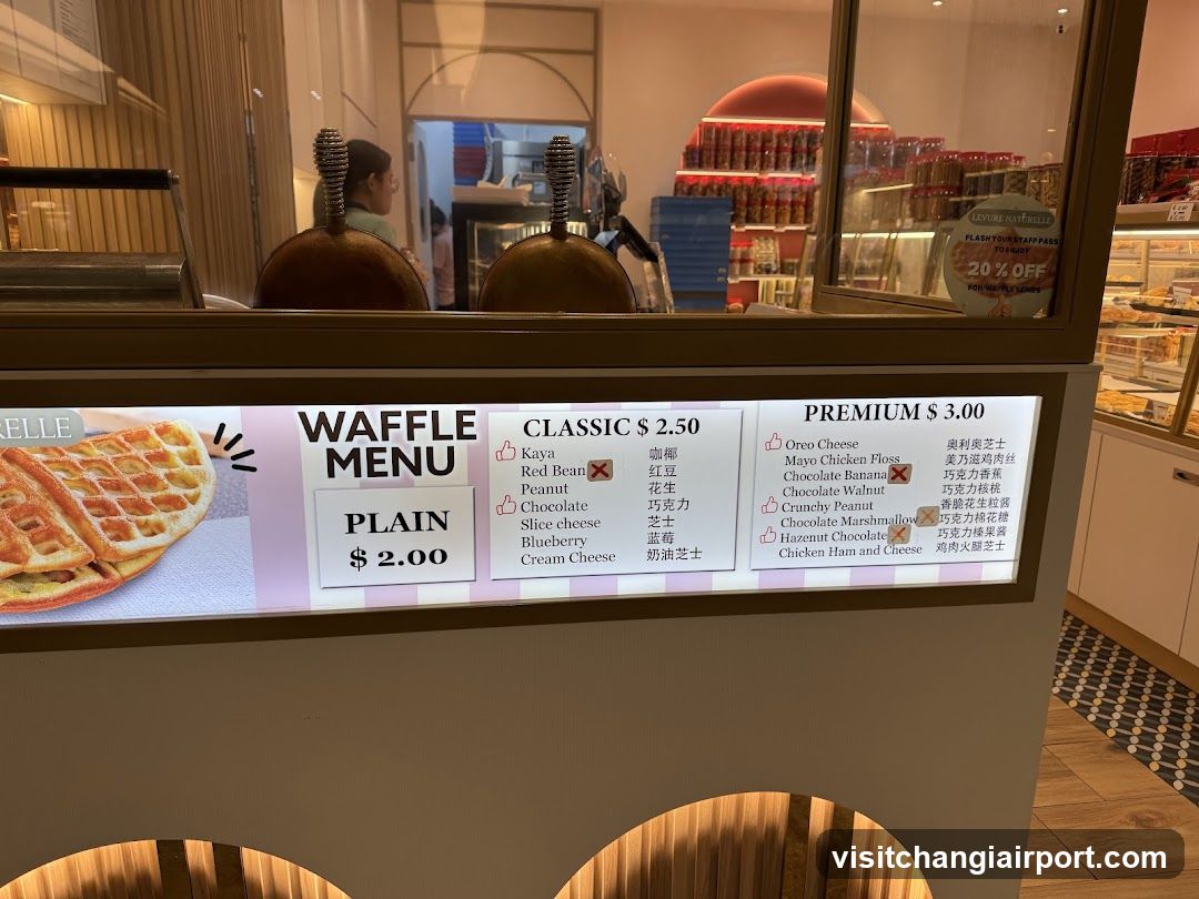 Waffle Menu Display