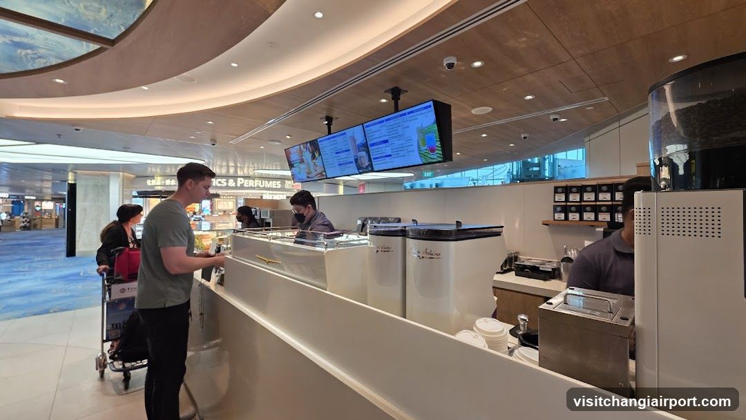 Airport Coffee Shop Interior