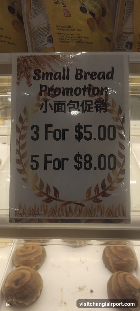 Small Bread Promotion Sign