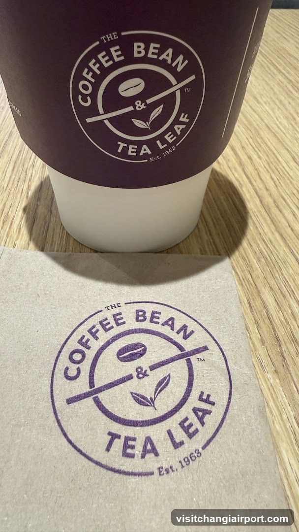The Coffee Bean & Tea Leaf Cup and Napkin