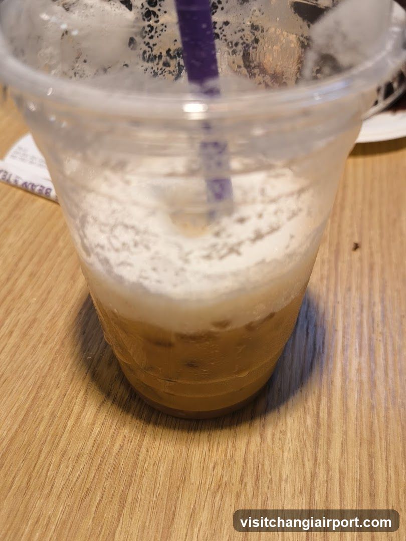 Iced Coffee in Plastic Cup
