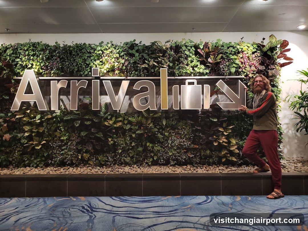 Arrival Signage with Person