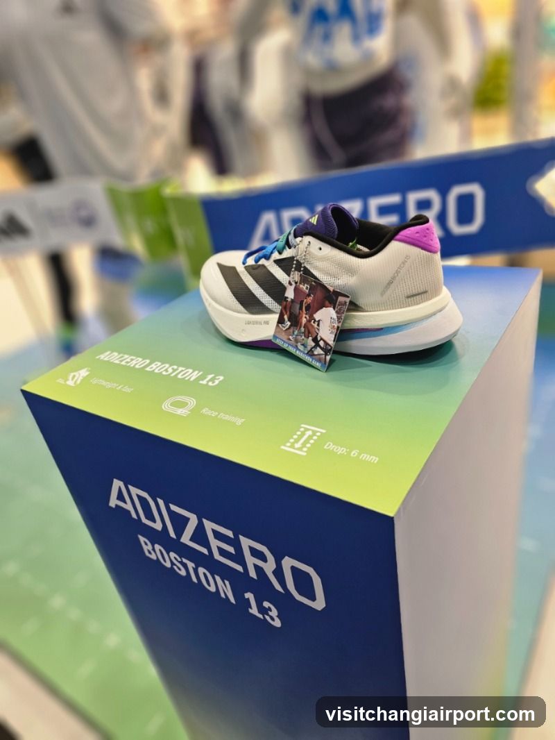 Adizero Boston 13 Shoe Display