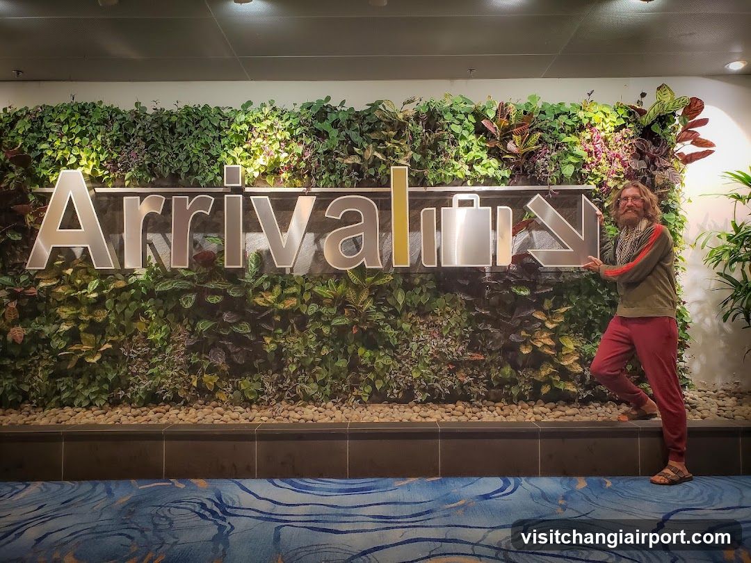 Arrival Signage with Person