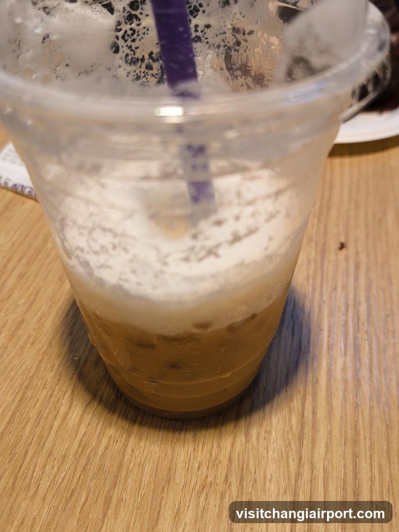 Iced Coffee in Plastic Cup