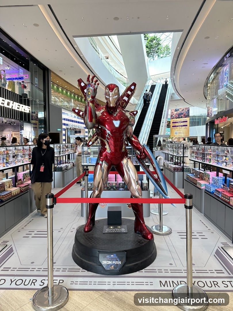Iron Man Statue in Mall