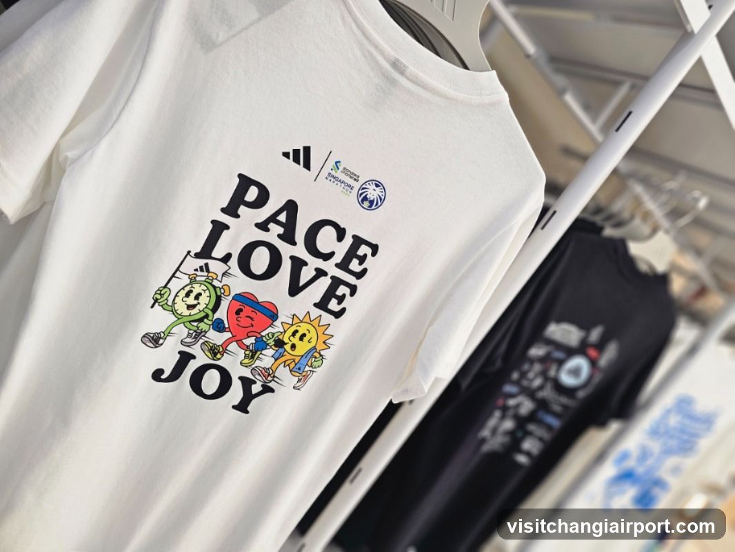 Adidas T-shirt with PACE LOVE JOY design