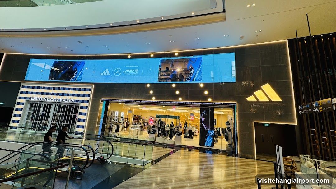 Shopping Mall Interior with Storefronts