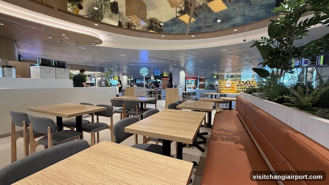 Modern Food Court Interior