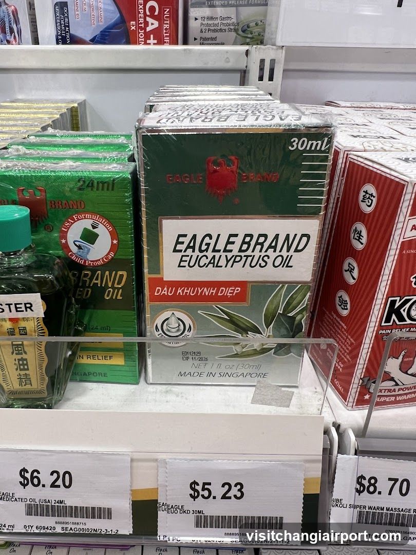 Eagle Brand Eucalyptus Oil Display