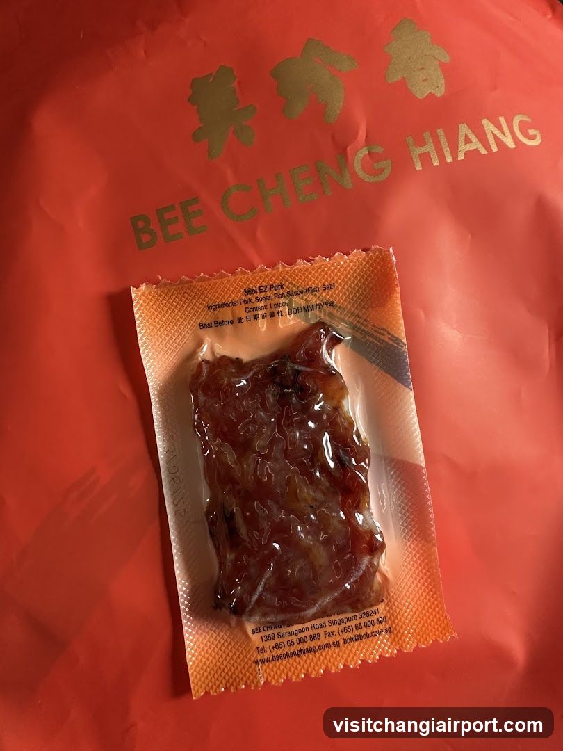 Bee Cheng Hiang Meat Product Package