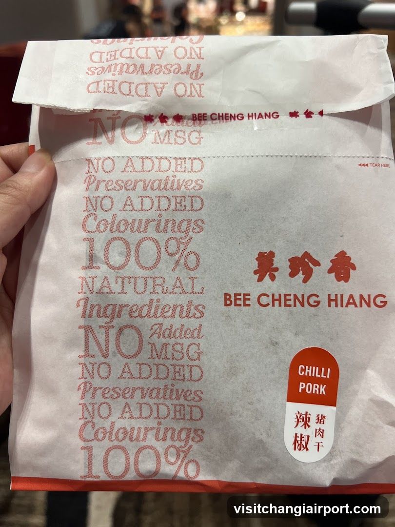 Bee Cheng Hiang Chilli Pork Packet