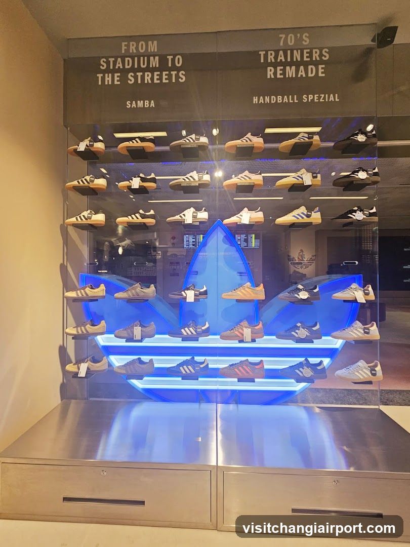 Adidas Shoe Display