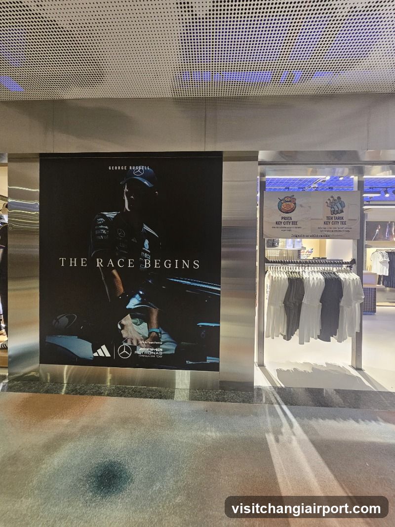 Adidas George Russell Campaign Display