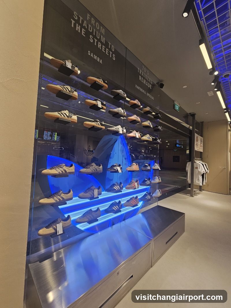 Adidas Shoe Display