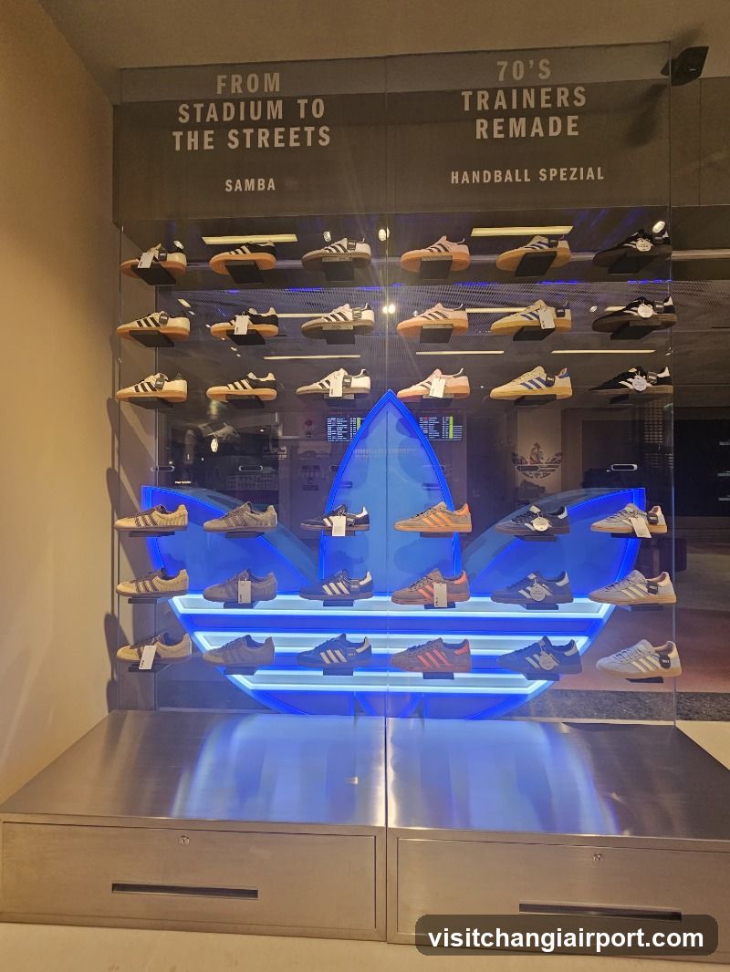 Adidas Shoe Display