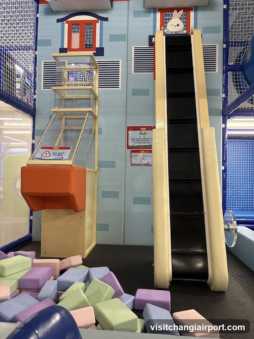 Indoor Play Area with Slide and Foam Pit