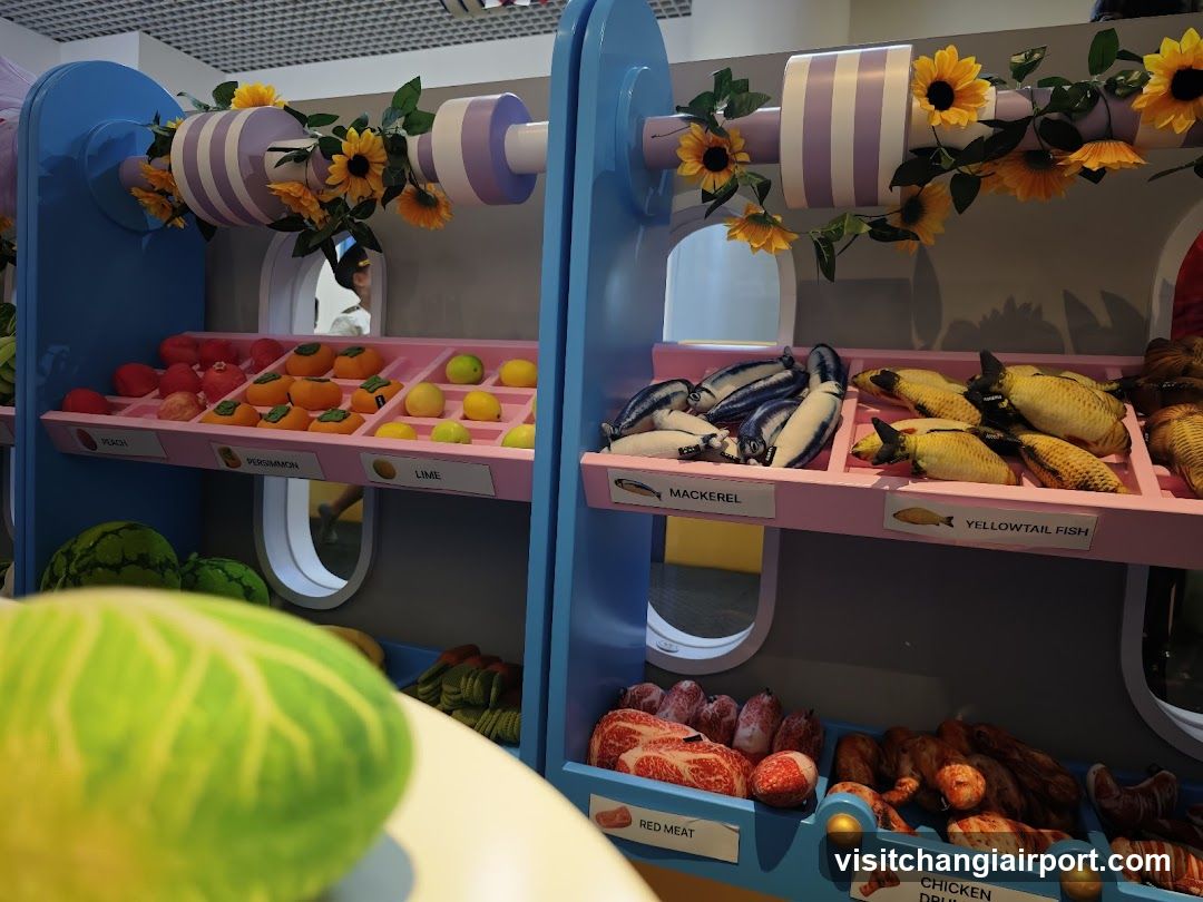 Toy Food Display Shelf