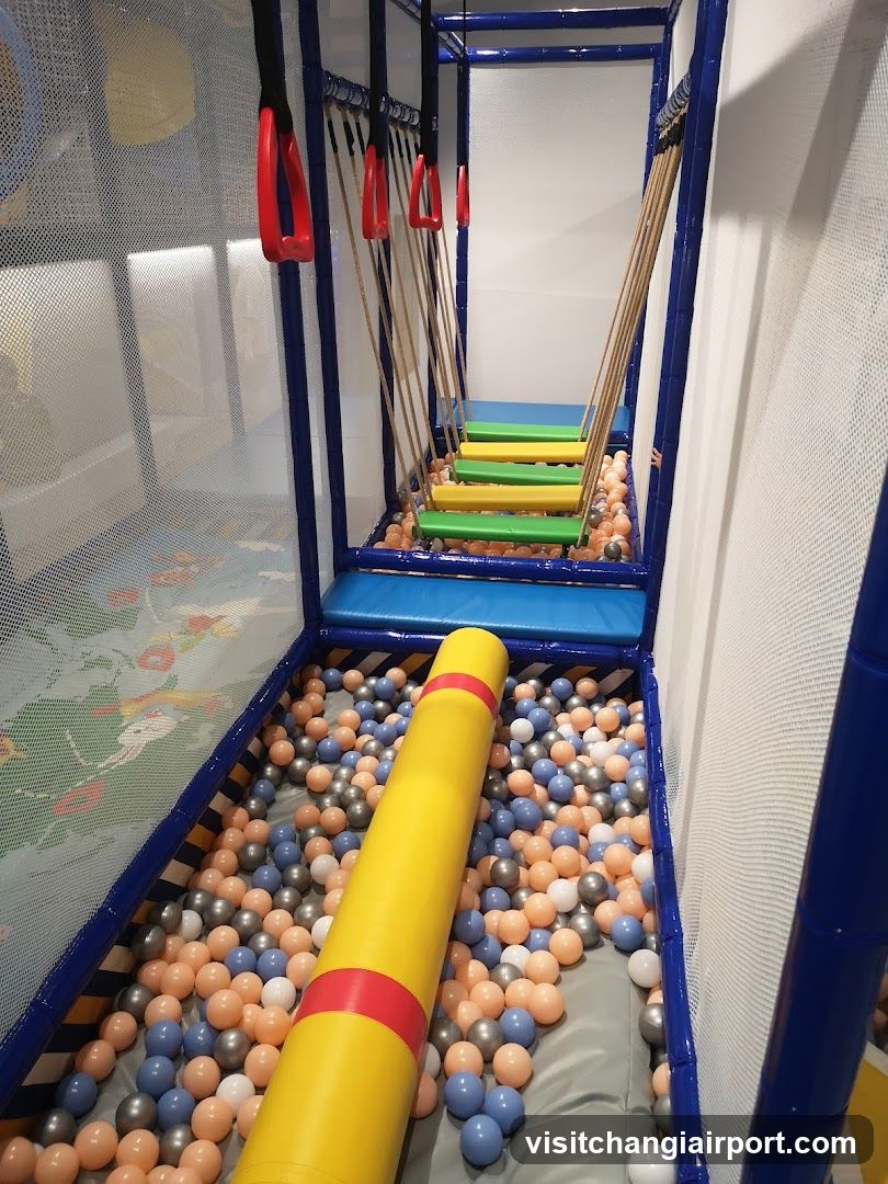 Indoor Play Area with Ball Pit and Obstacle Course